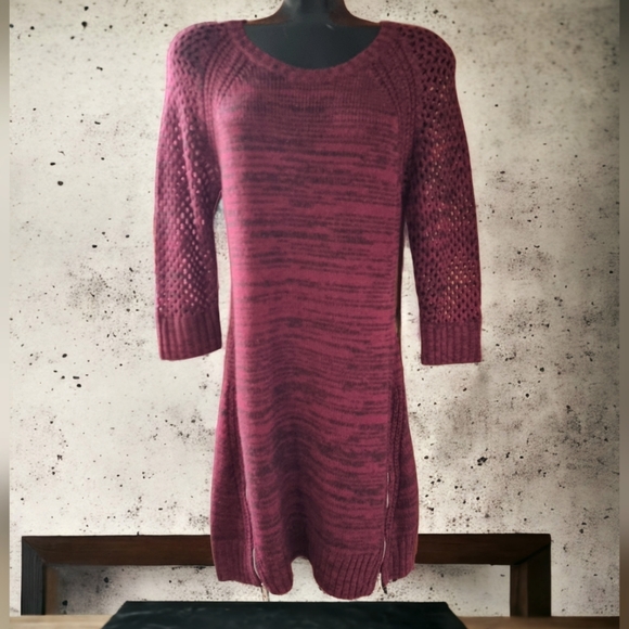 Maurices Sweater Dress with Zipper Detailing - Picture 2 of 11